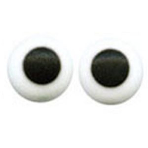 Black & White Royal Icing Edible Eyes - Small