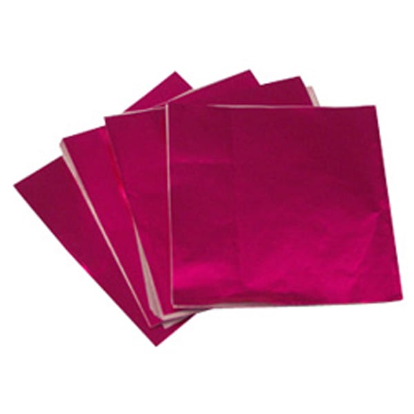 4" x 4" Foil Wrapper Fuchsia