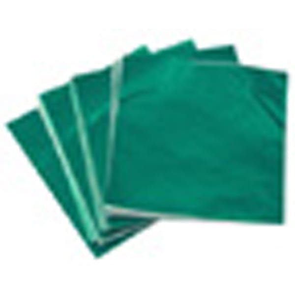 4" x 4" Foil Wrapper Dark Green