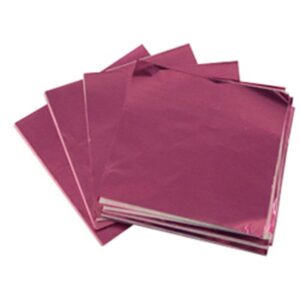 6" x 6" Foil Wrapper Pink