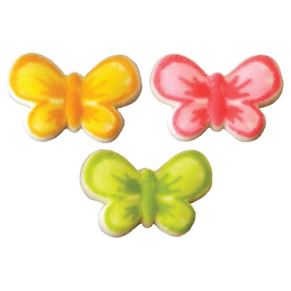 Dec-ons� Molded Sugar Cute Butterflys