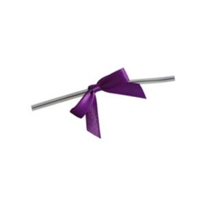 Purple Small Twist Tie Bows