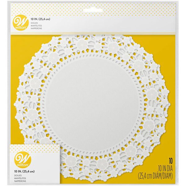 10" Greaseproof Round Doilies