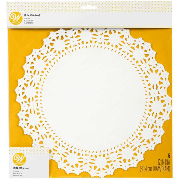 12" Greaseproof Round Doilies
