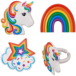 Unicorn and Rainbow Rings