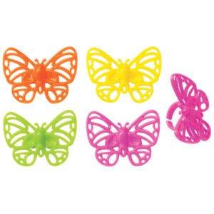 Bright Butterfly Rings