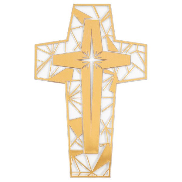Stained Glass Cross Layon
