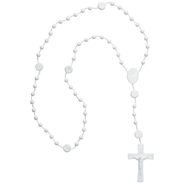 White Rosary Layon