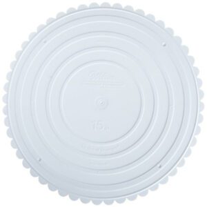15" Scalloped Round Separator Plate