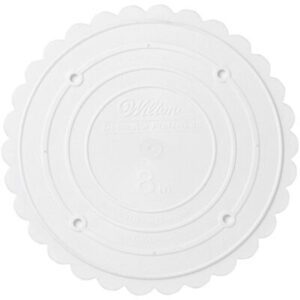 8" Scalloped Round Separator Plate