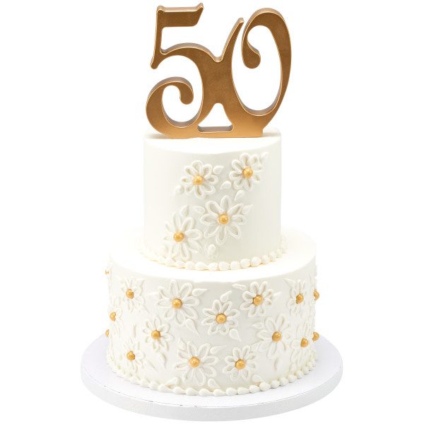 50th Cake Topper