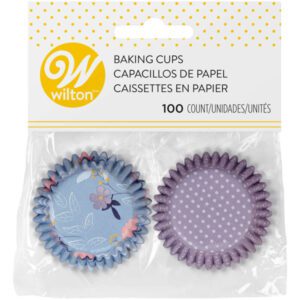 Floral Mini Baking Cups