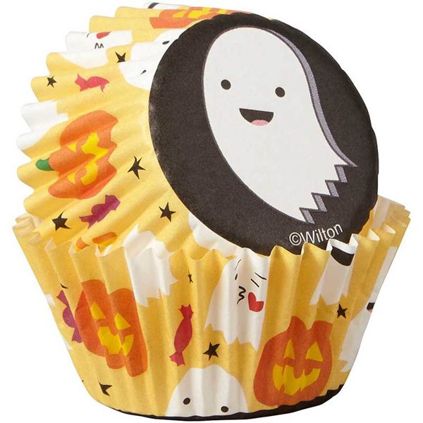 Emoji Ghost Mini Baking Cups