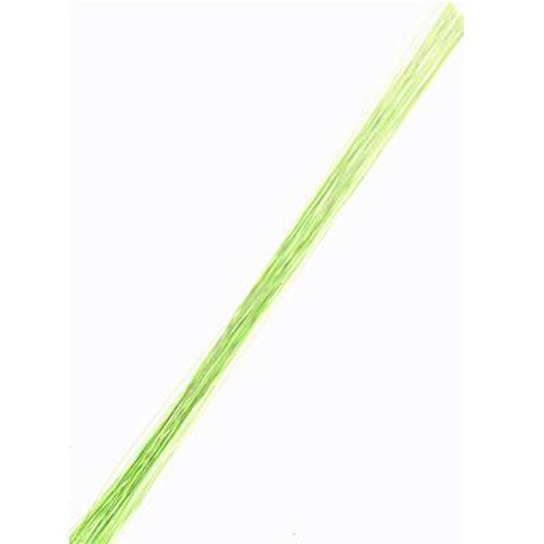 22 Gauge Light Green Covered 14" Wire