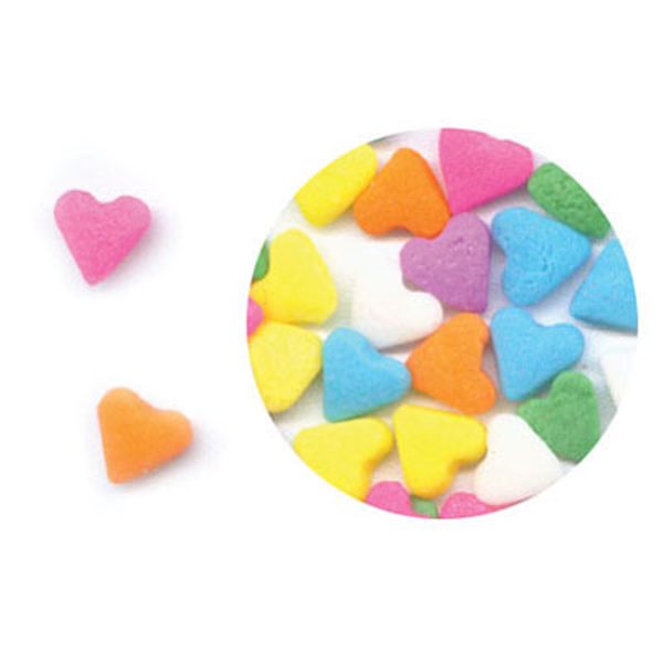 Multi Color Hearts Confetti Sprinkles