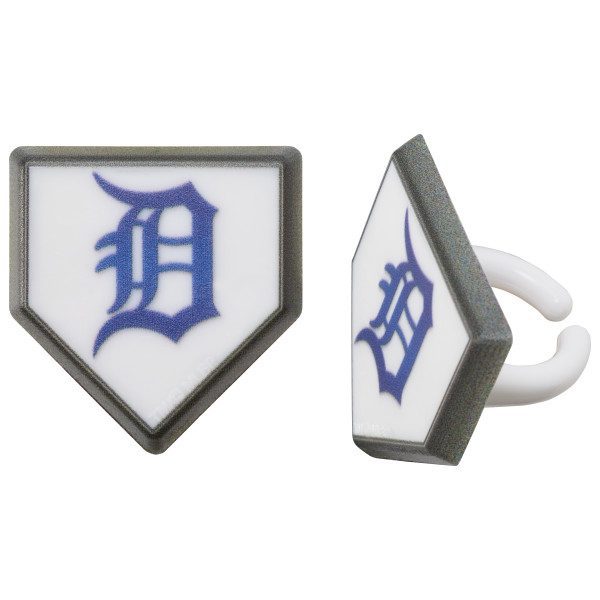 MLB� Home Plate Detroit Tigers Logo Rings