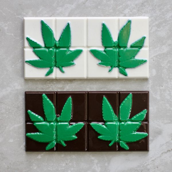 Marijuana Leaf Break Up Bar Chocolate Mold