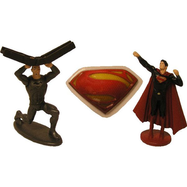Superman "Man Of Steel" Cake Kit