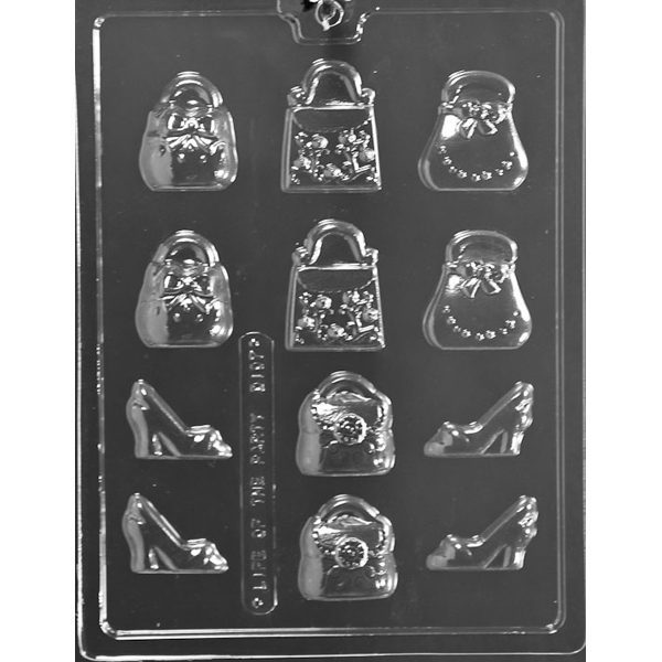 Small Purse and Shoes Chocolate Mold