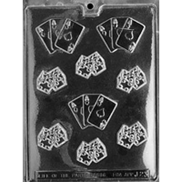 Dices with Aces Chocolate Mold