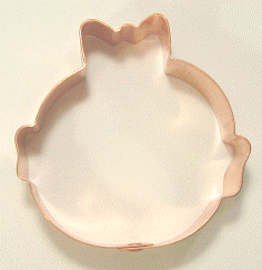 Baby Head - Girl Cookie Cutter